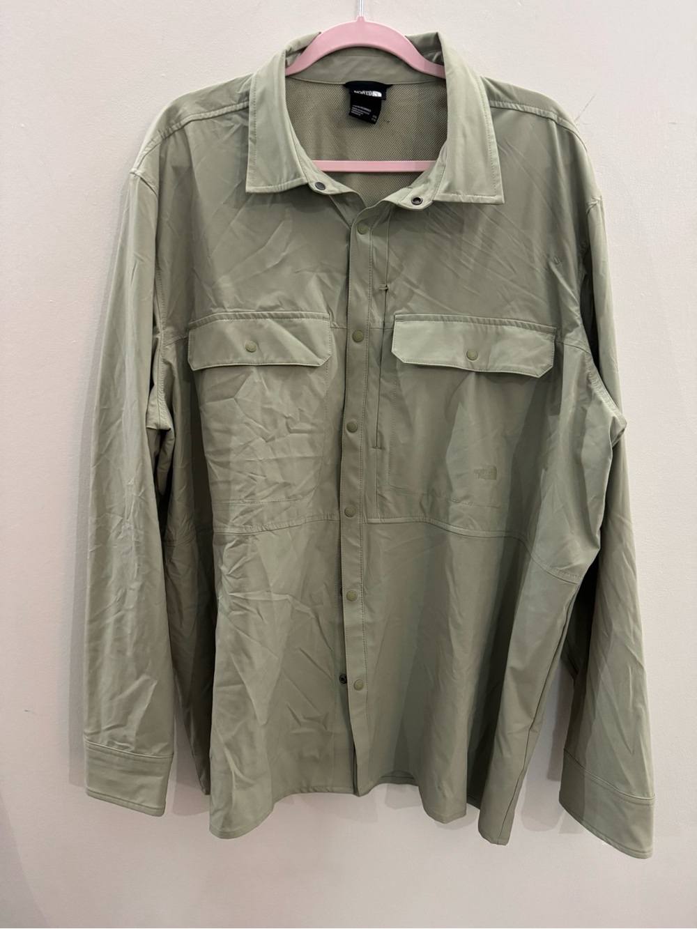 The North Face Men's Olive Green Lightweight Shirt Jacket
